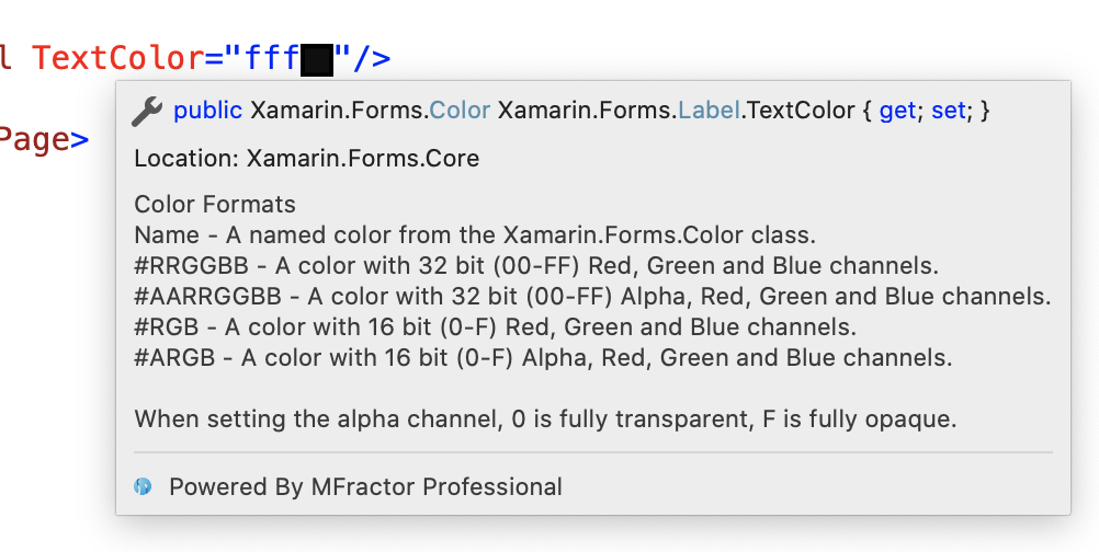 Color Format Tooltips=