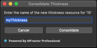 Typing the name for consolidating a thickness result